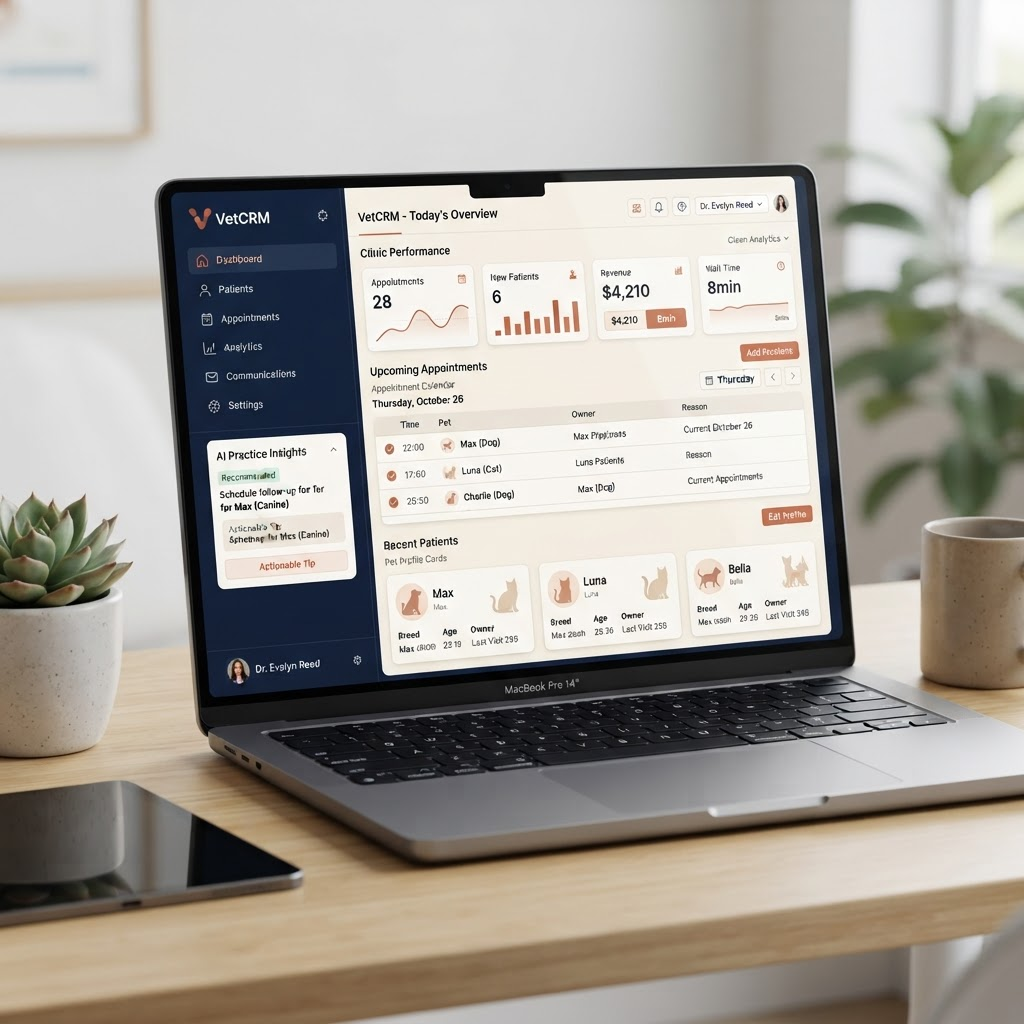 VetCRM project preview